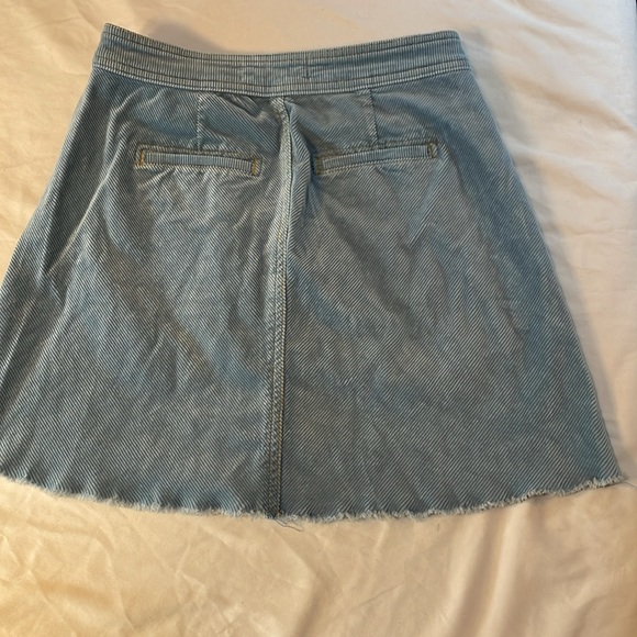 Anthropology Blue Corduroy Mini-Skirt size 2 - Picture 5 of 12